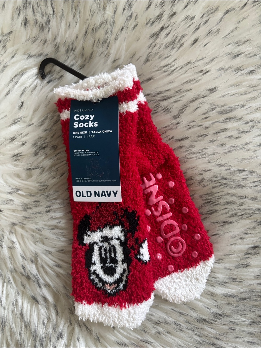 NWT Old Navy x Mickey Mouse Holiday Cozy Socks